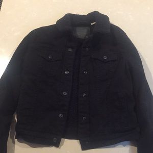 Levi’s black denim jacket